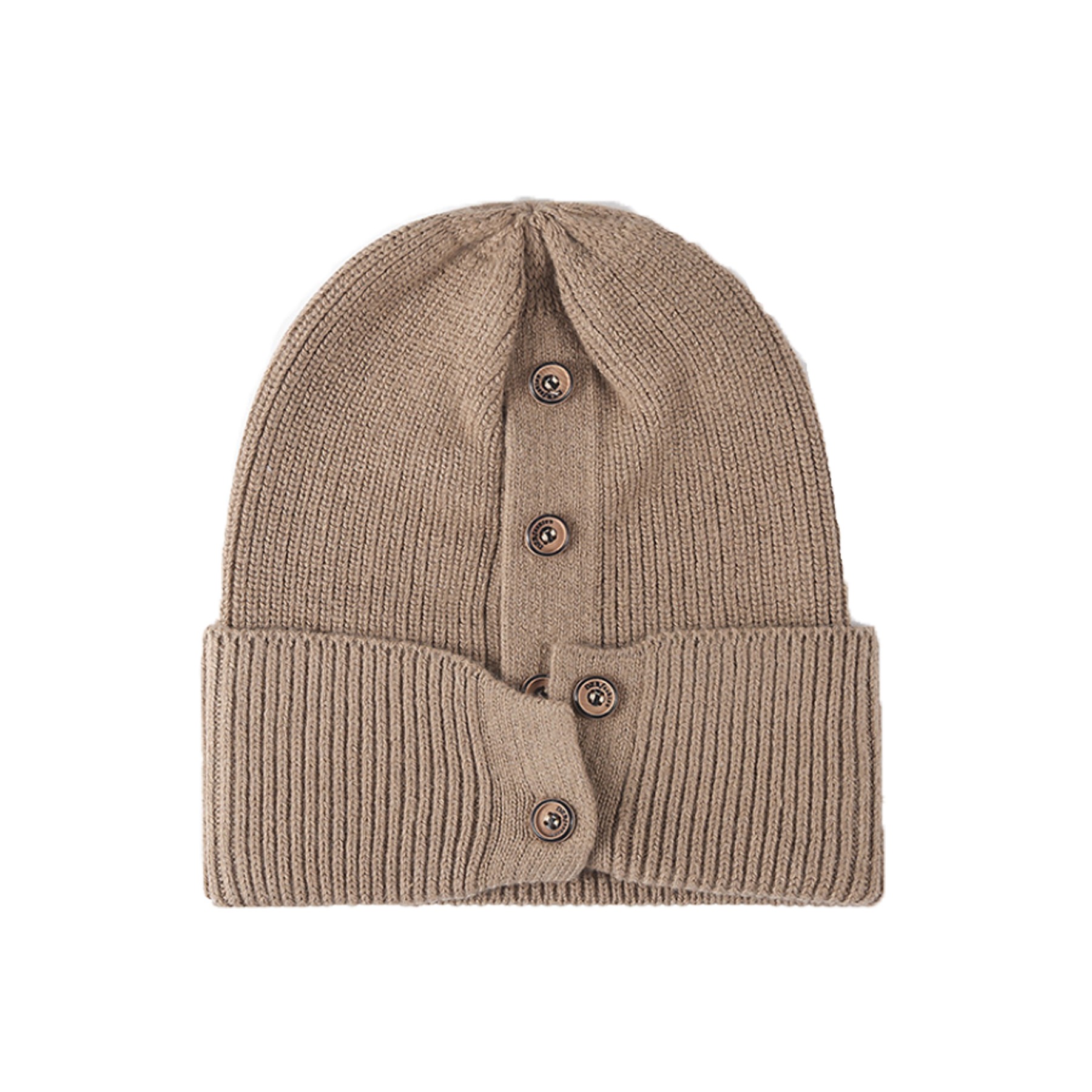Warm Beanie With Buttons 3