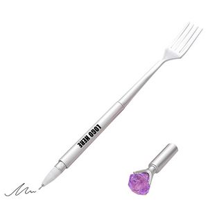 Fork Shaped Pen With Diamond Cap 1