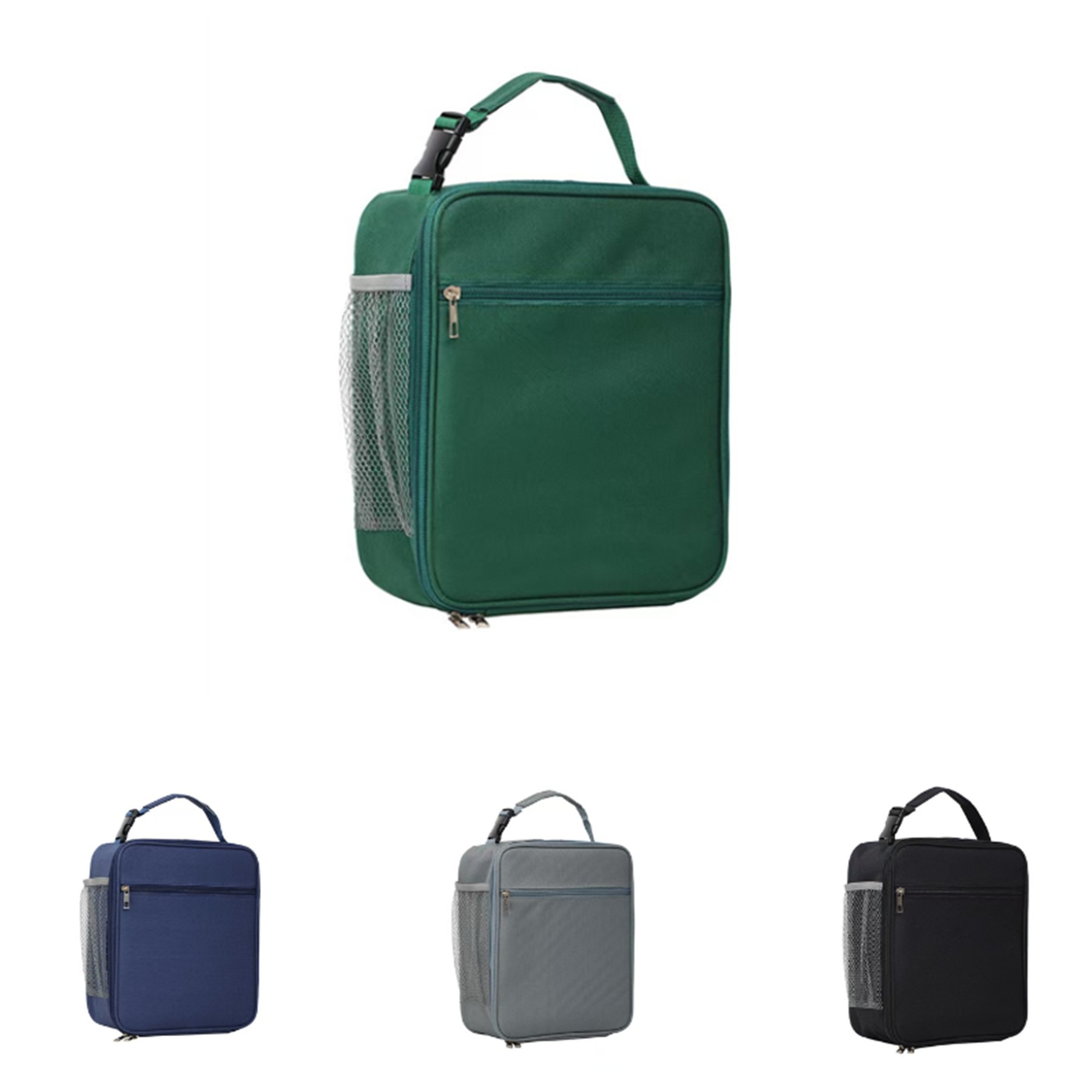 Insulated Lunch Bag with Bottle Holder 3