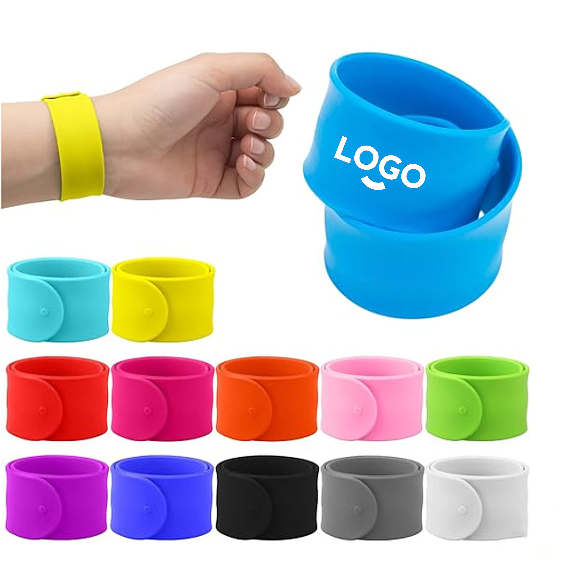 Solid Silicone Party Favor Bracelet 6