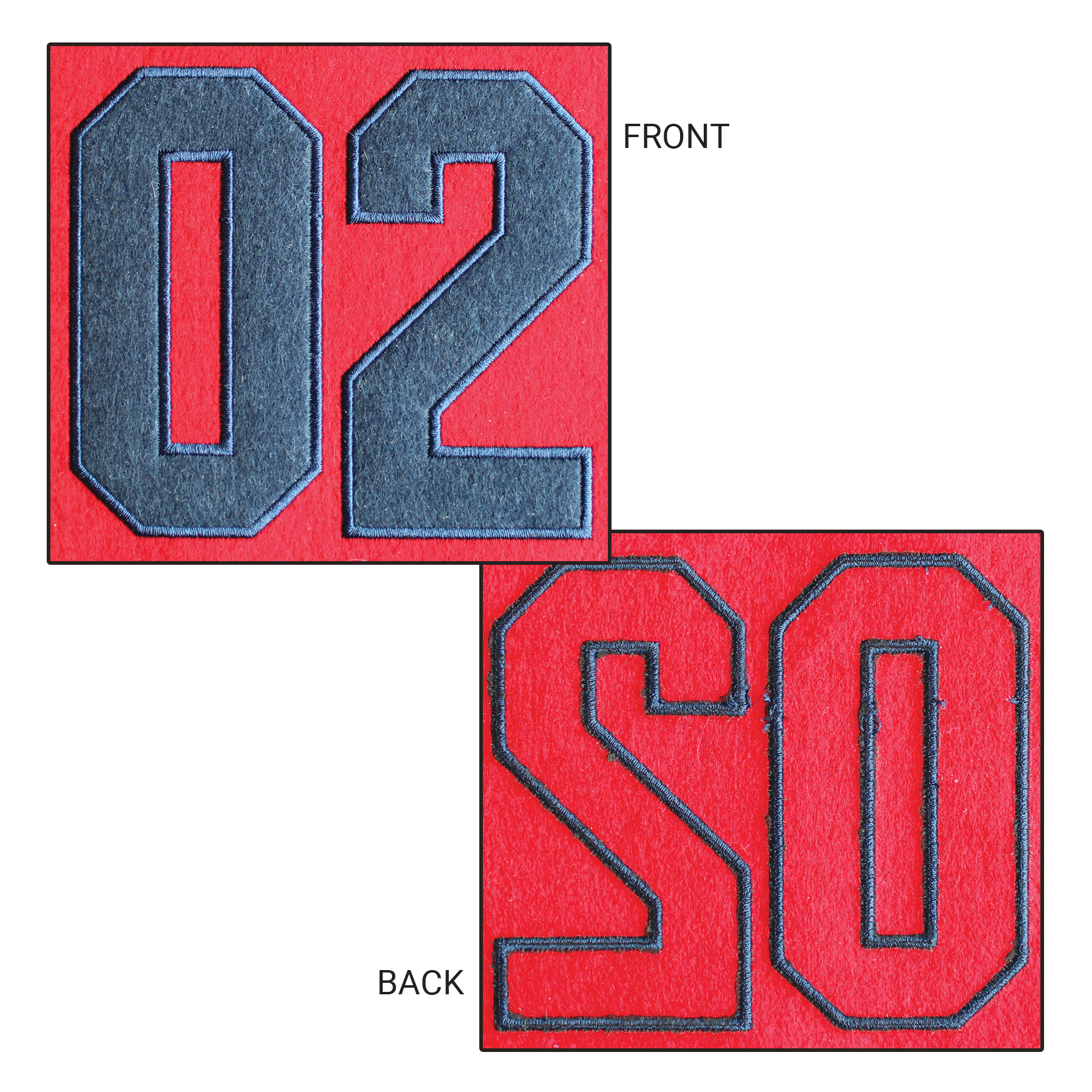 10" x 12" Appliqued Felt Banner 2