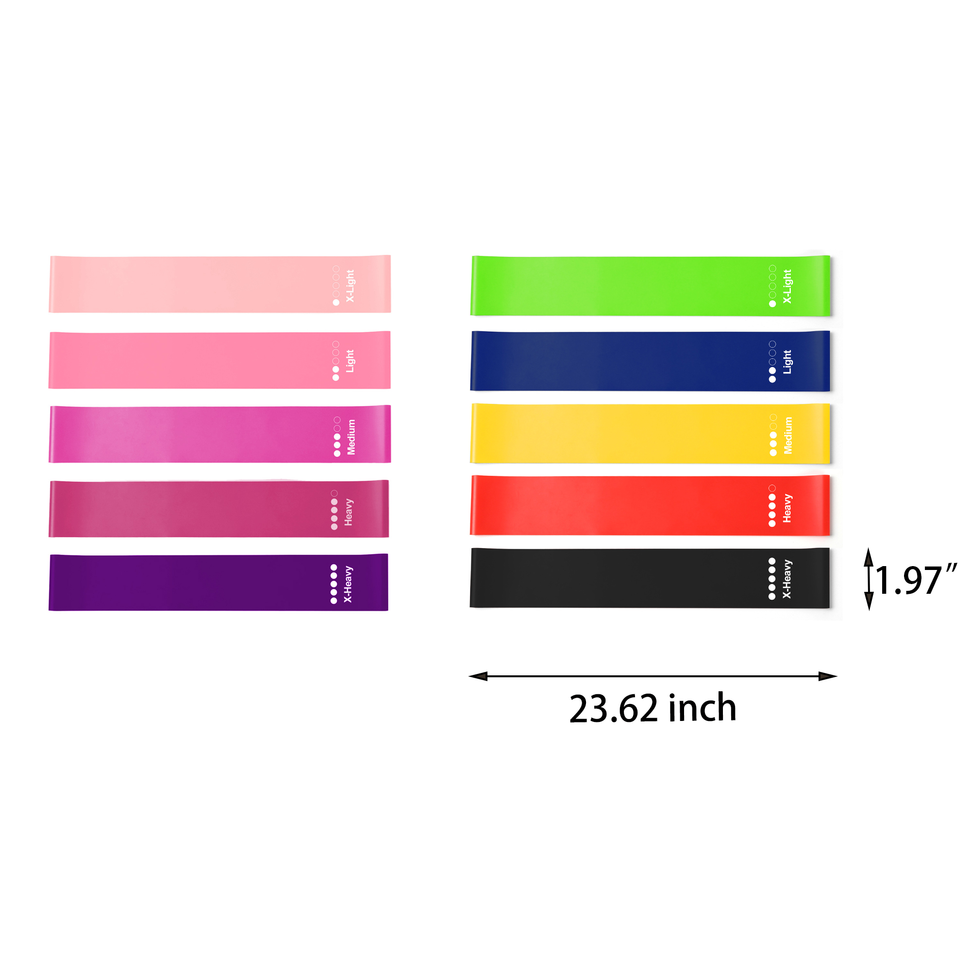 Resistance Exercise Bands Set 3