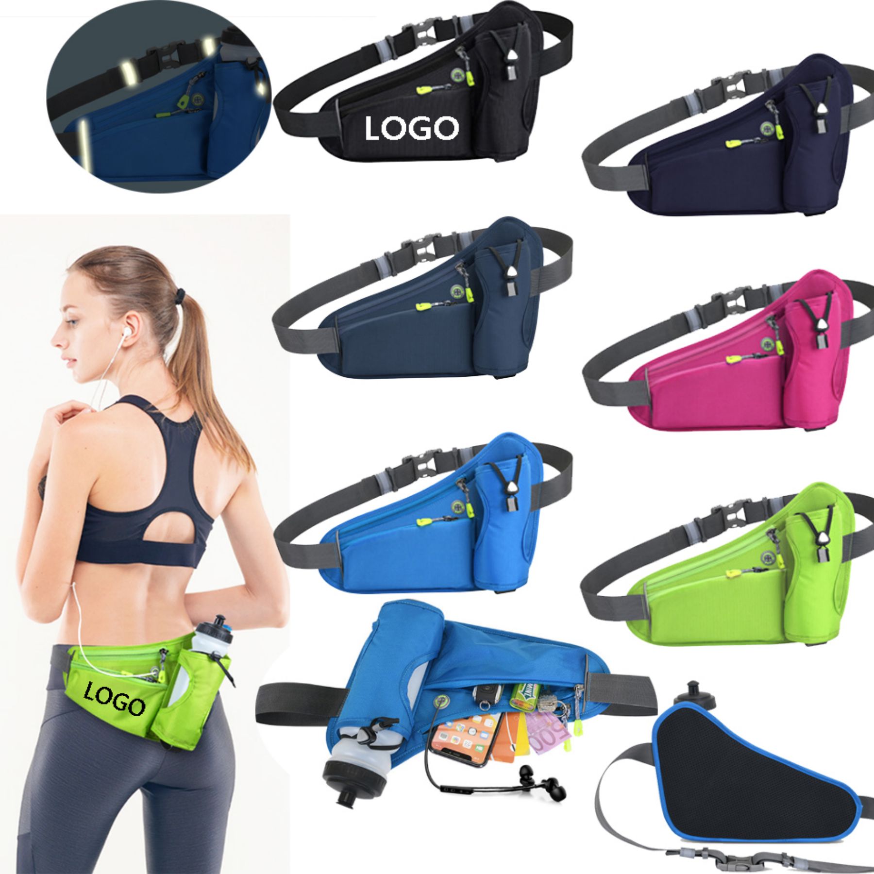 Sports Hydration Belt Bag 2
