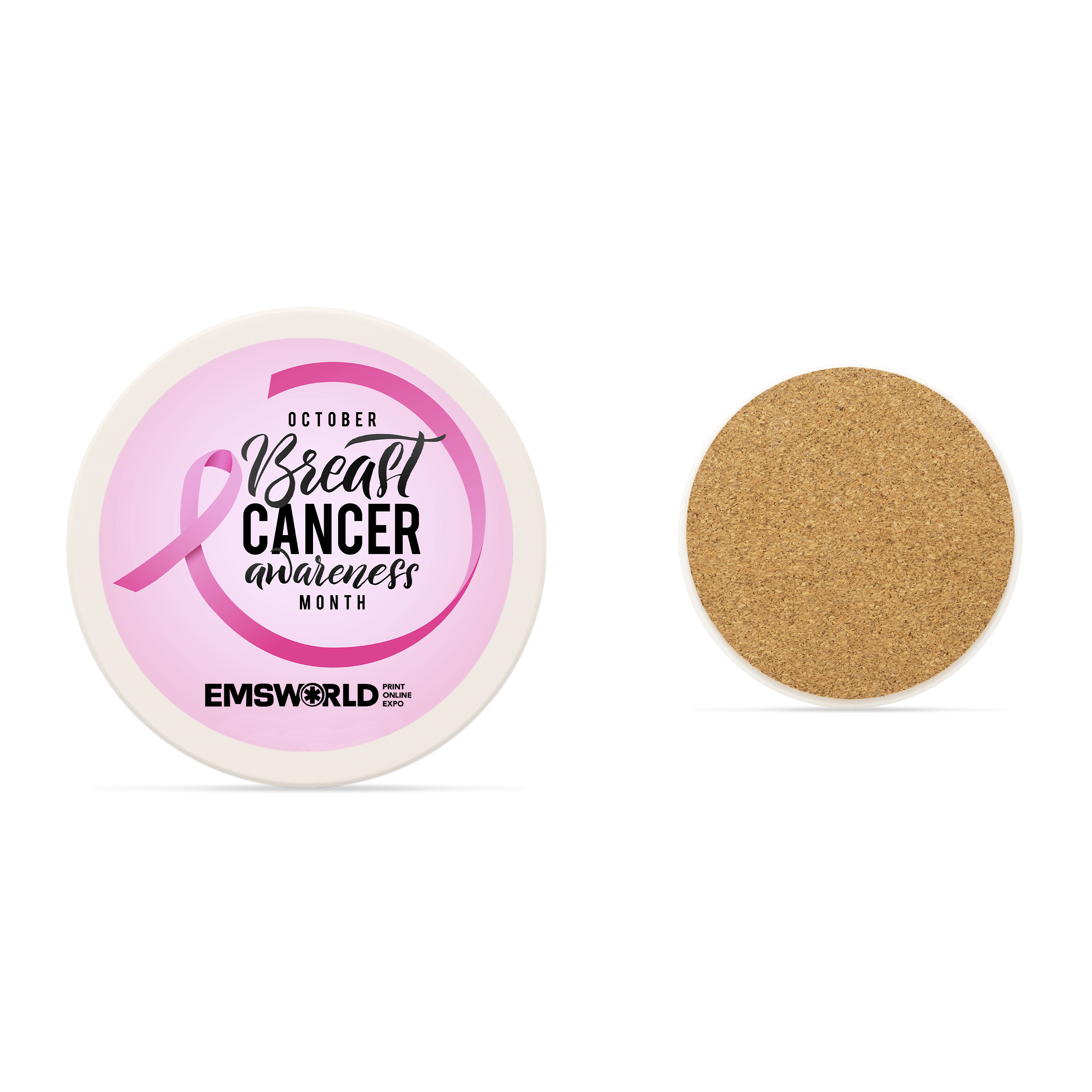 Round Absorbing Stone Coaster 2