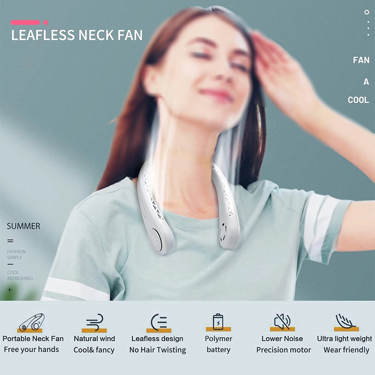 Portable Neck Fan 1