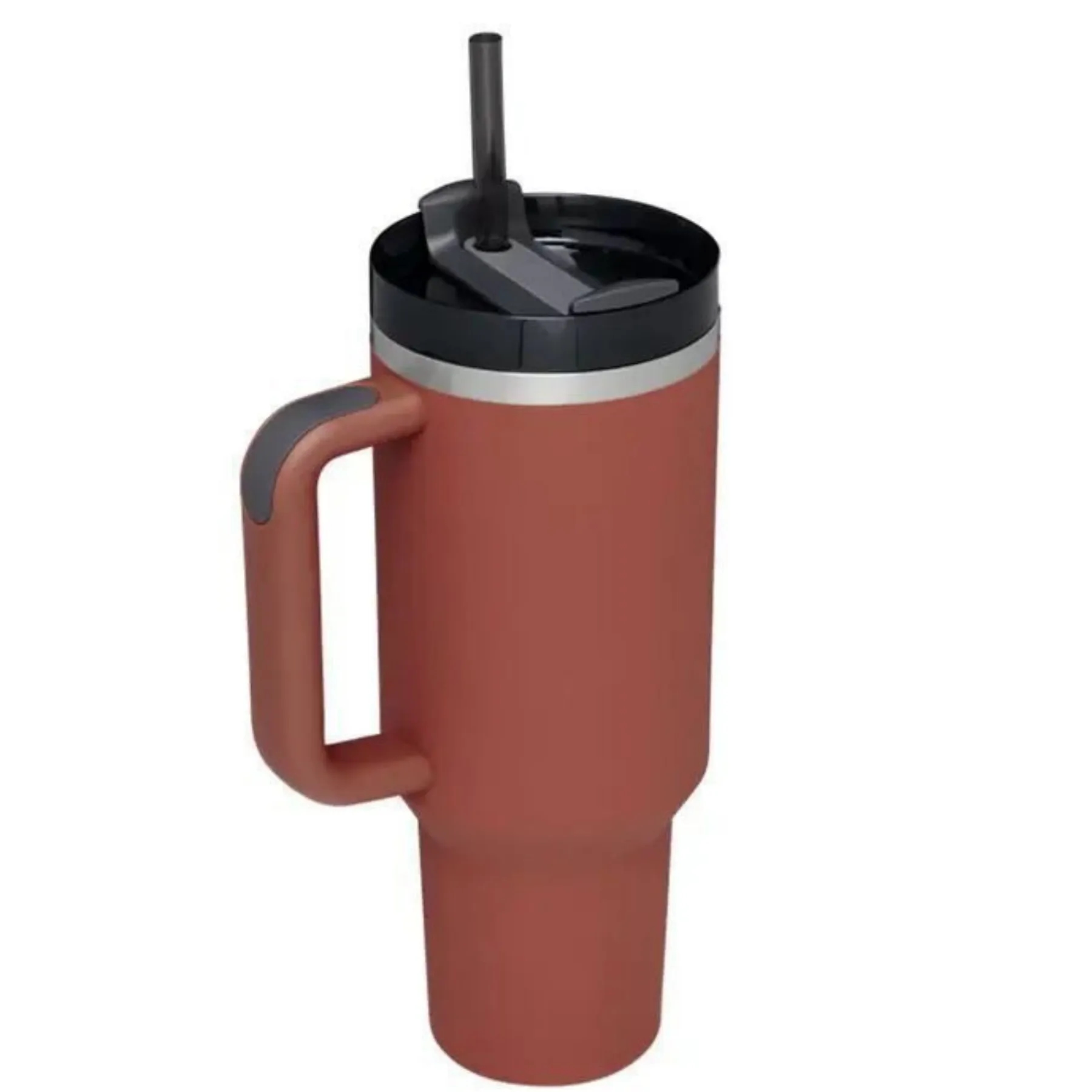 40 Oz Vacuum Tumbler w/ Handle & Straw 11