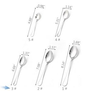 5.31 Inch Classic Coffee Dessert Spoon 3