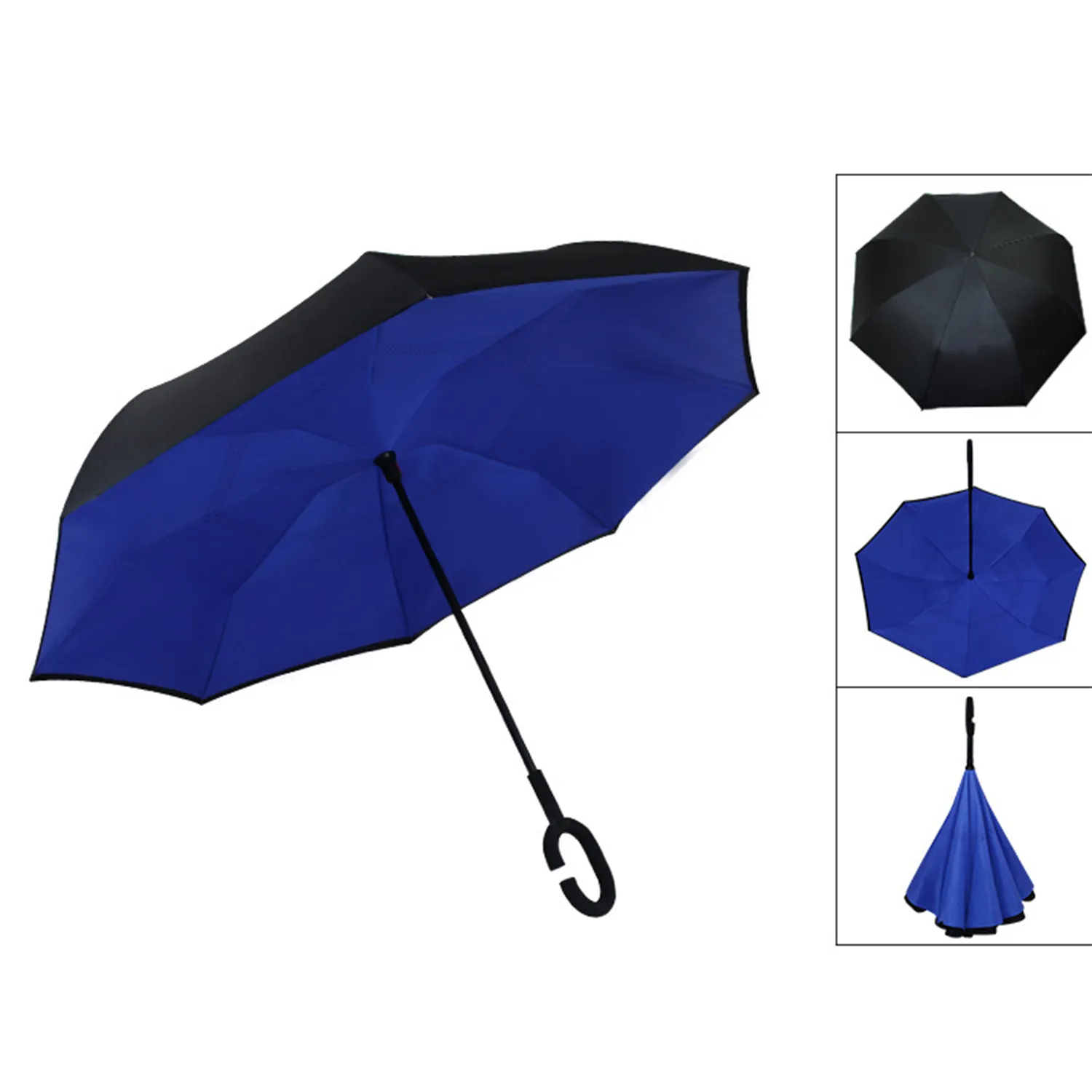 42" Arc Inverse Telescopic Umbrellas 2