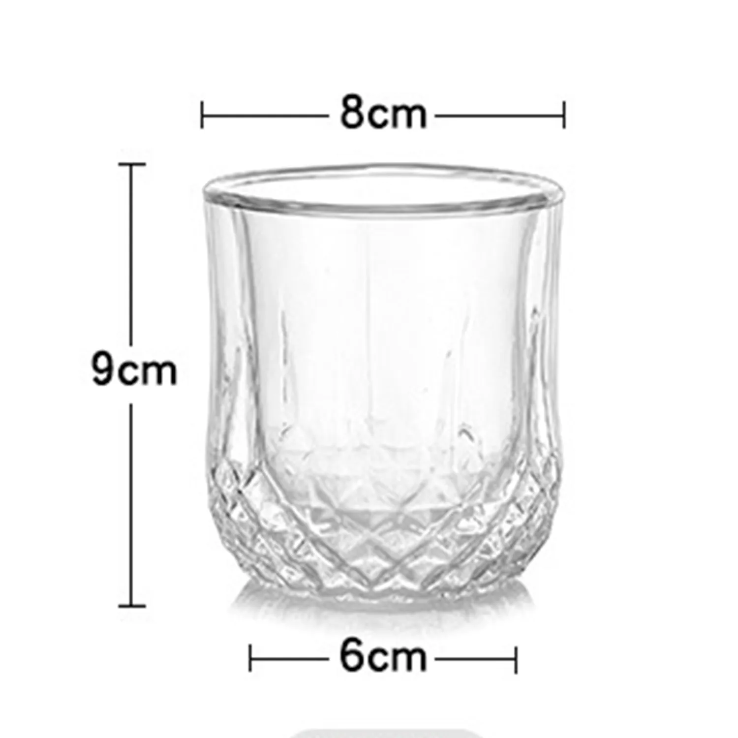 9oz double Whisky glass 3