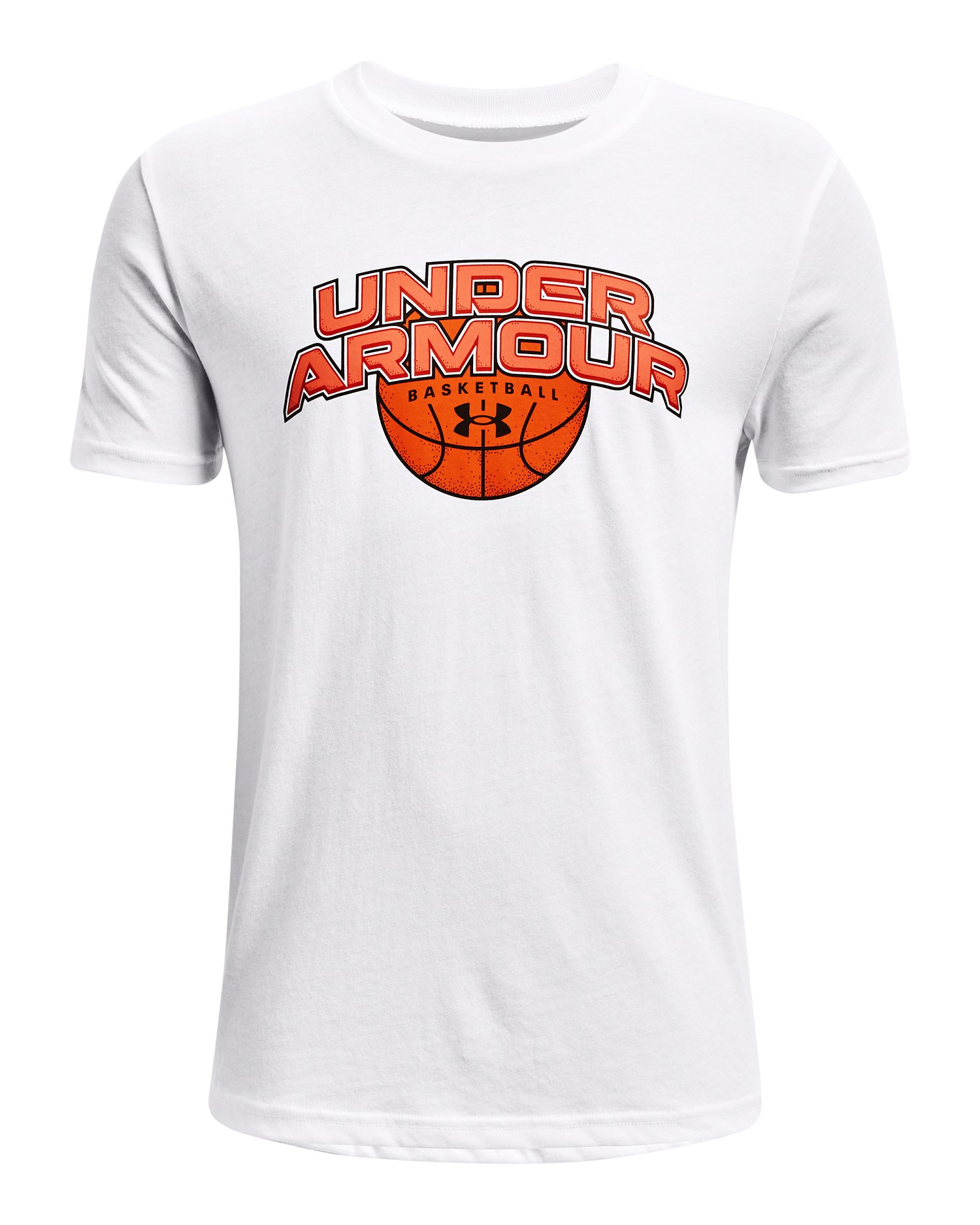 Boys' UA Basketball Wordmark Short Sleeve  2