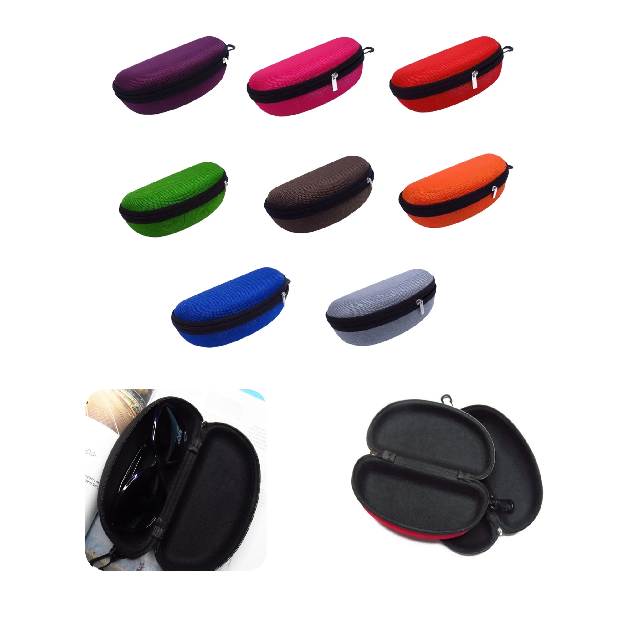MOQ 50 PCS Zipper Eyeglasses Case 2