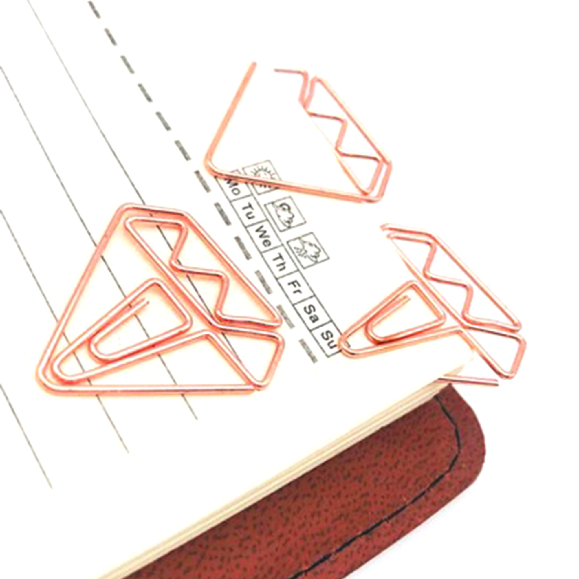Diamond Shaped Paper Clips w/Tin Container 3