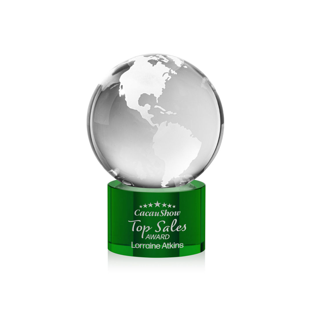 Globe Award on Marvel Base - Green 3