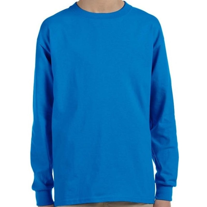 Gildan Ultra Cotton® Youth 6 Oz. Long-Sleeve T-Shirt 10