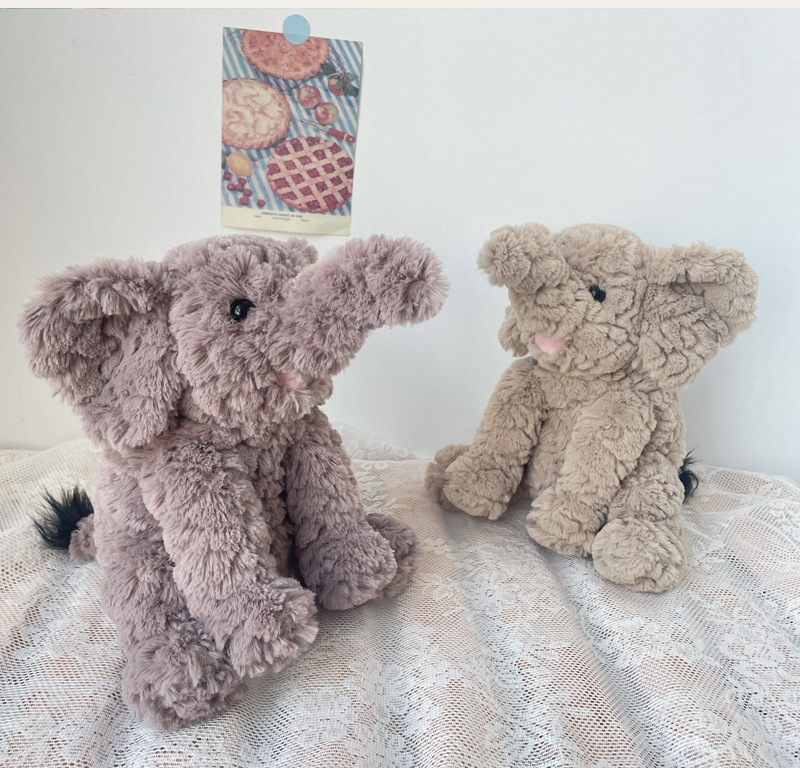 Adorable Plush Calf Elephant Toy Floppy Elephish Ultra Soft Stuffed Animal 7