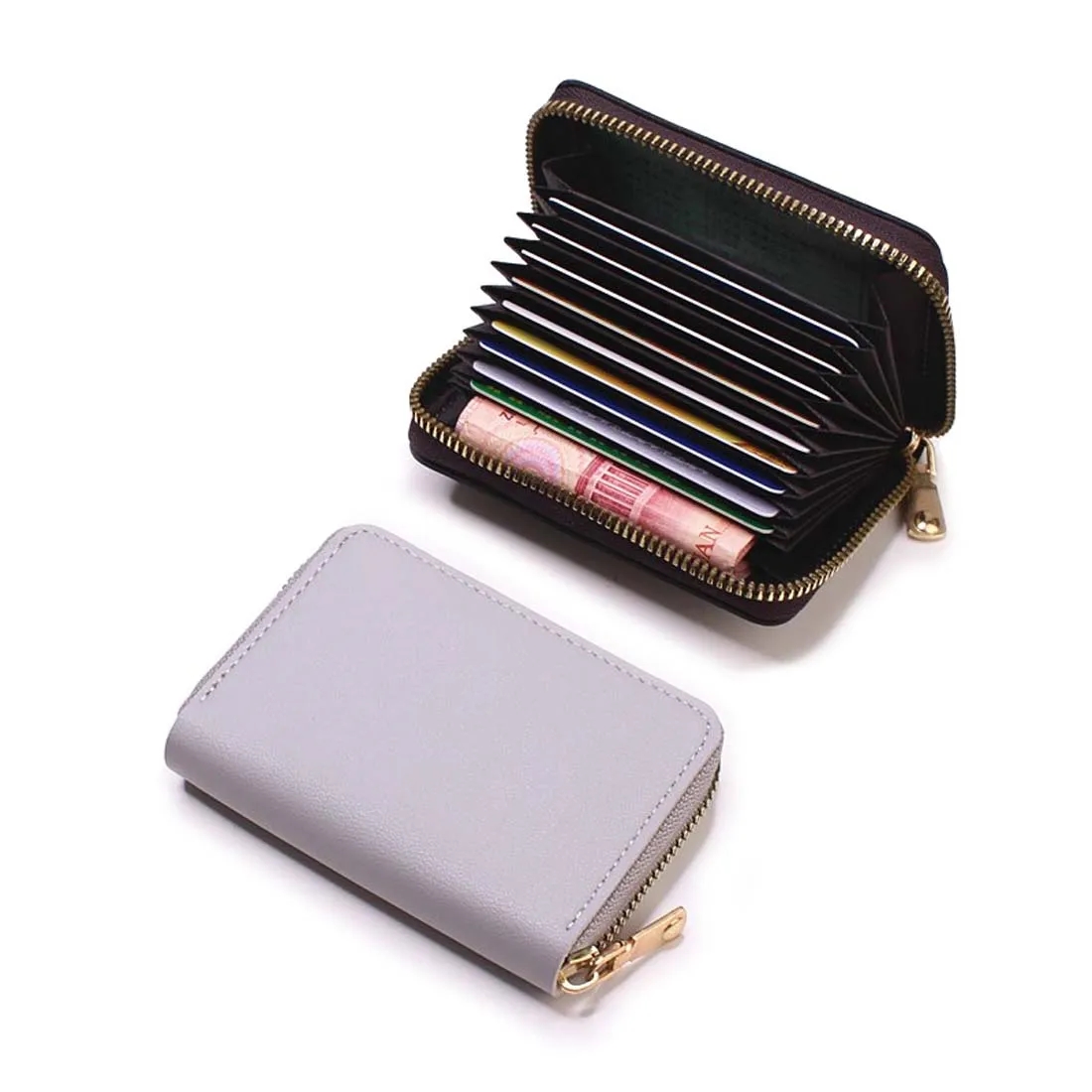 RFID Blocking Leather Credit Card Case 6