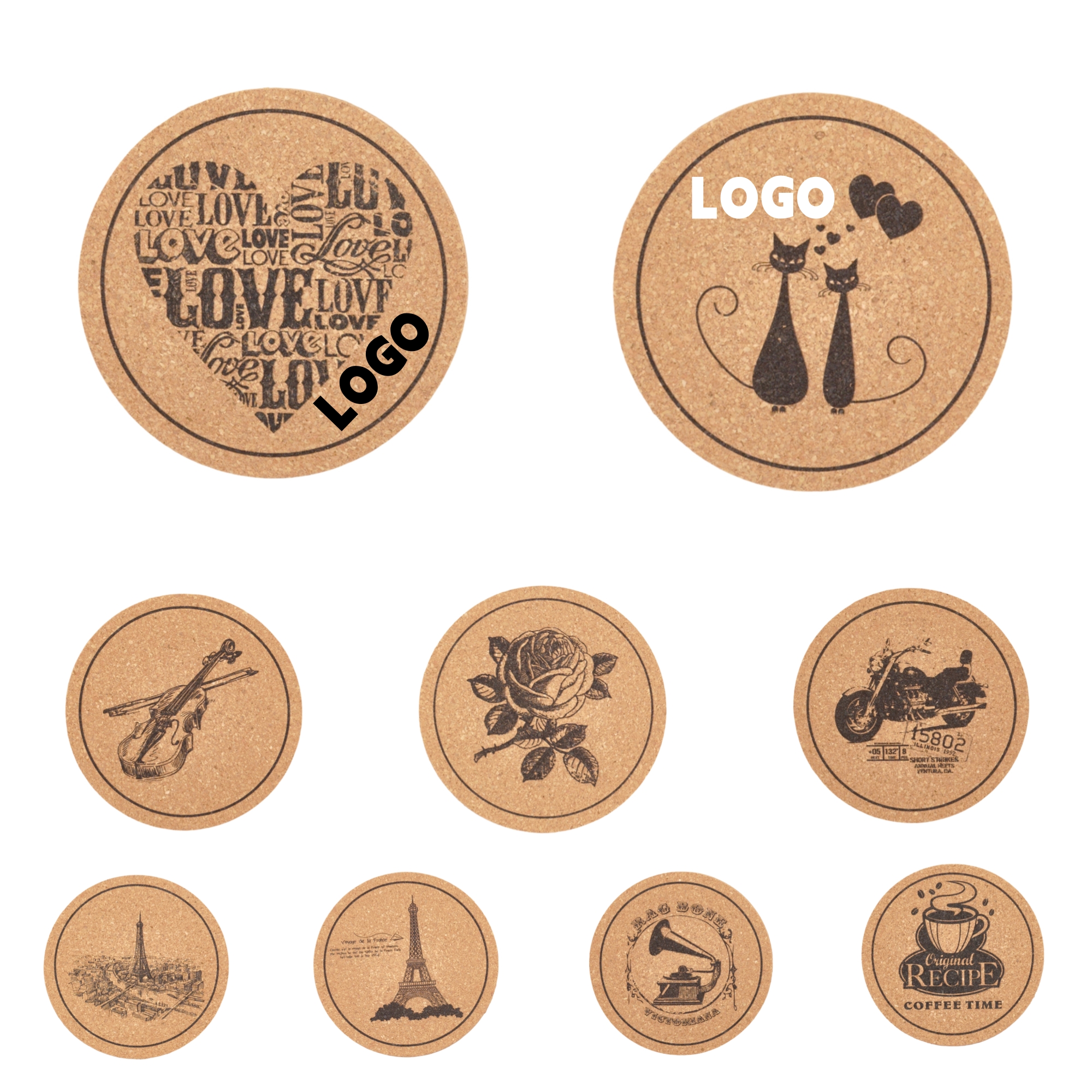 Tea or Coffee Coasters Used For Beverages 2