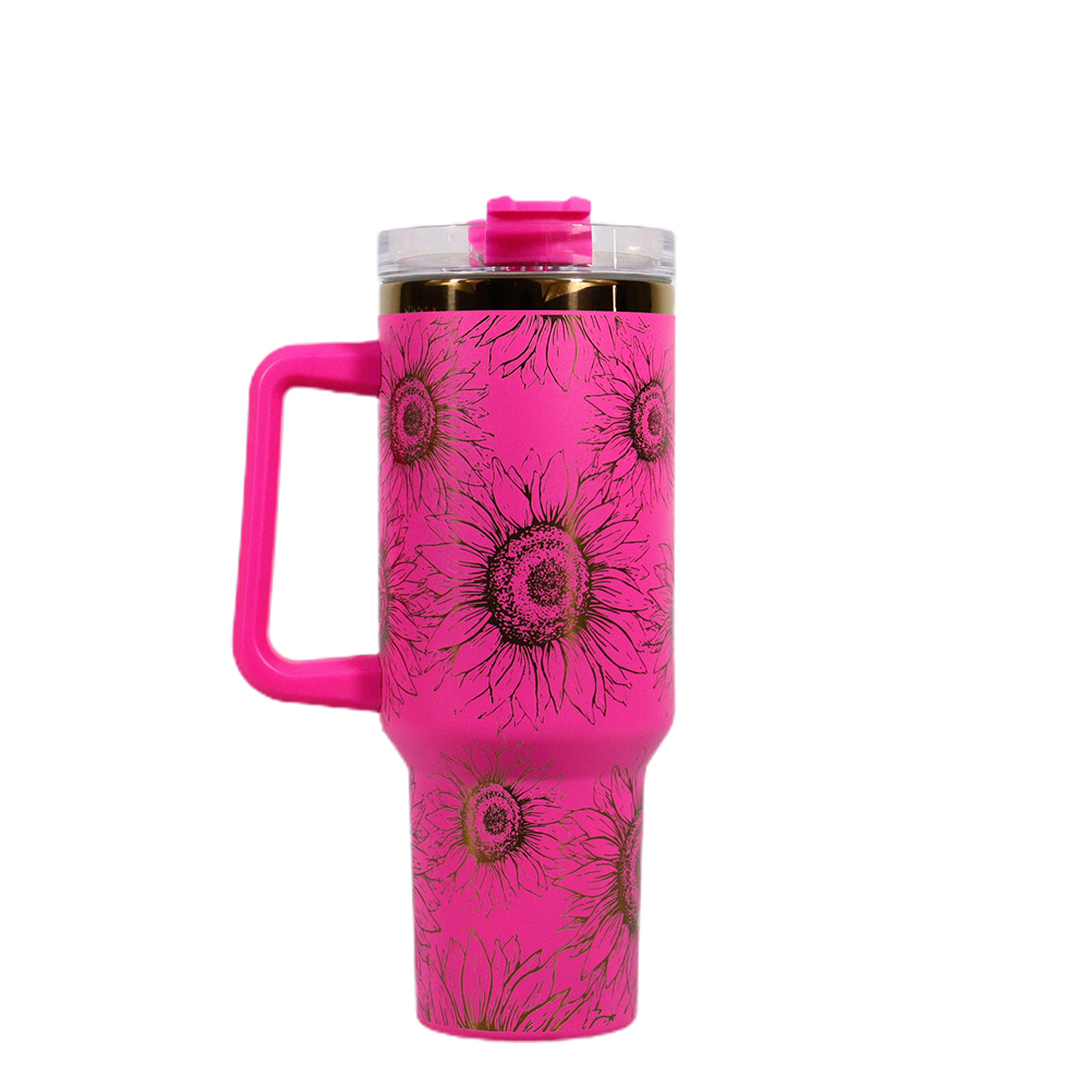40 oz Vacuum Insulated Mug with Golden Under 3