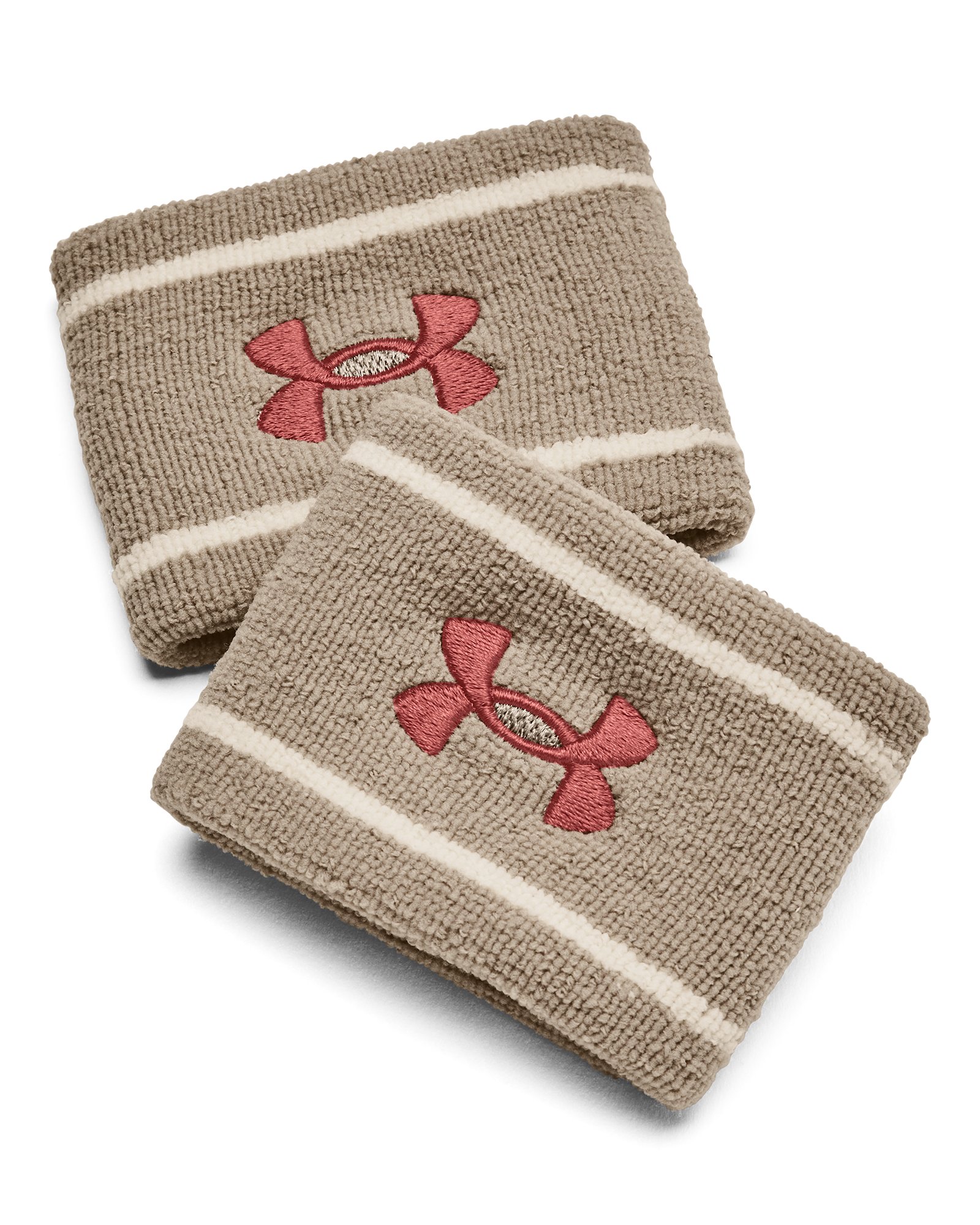 UA Striped Performance Terry Unisex 2-Pack Wristbands 5