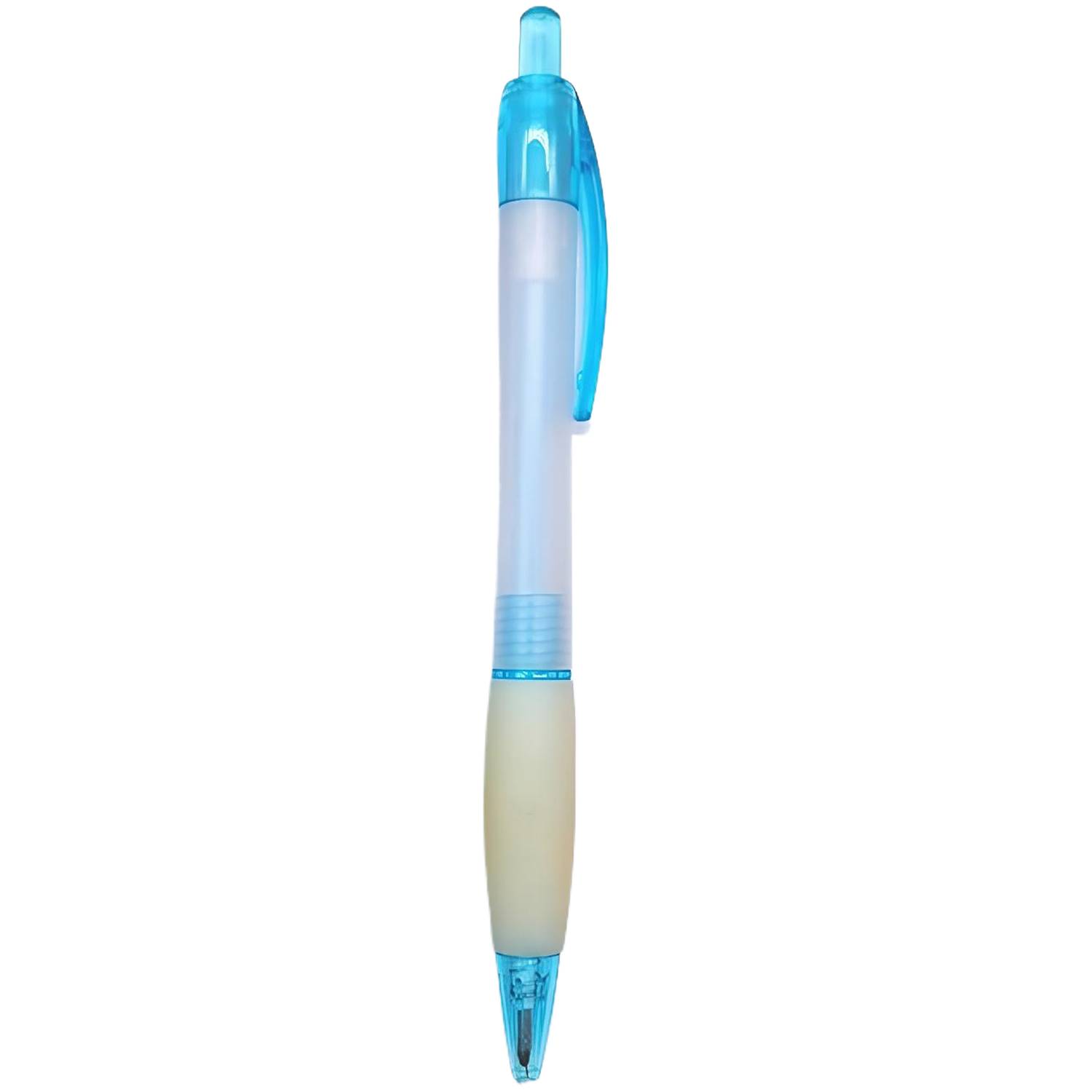 Frosted Plastic Retractable Ballpoint Pen 9