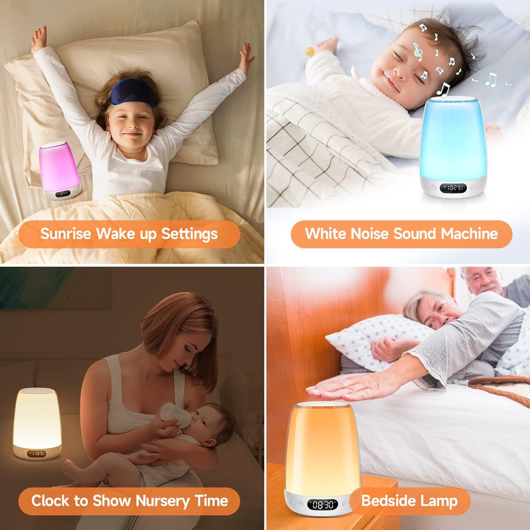 White Noise Sleep Monitor Ambient Light 3