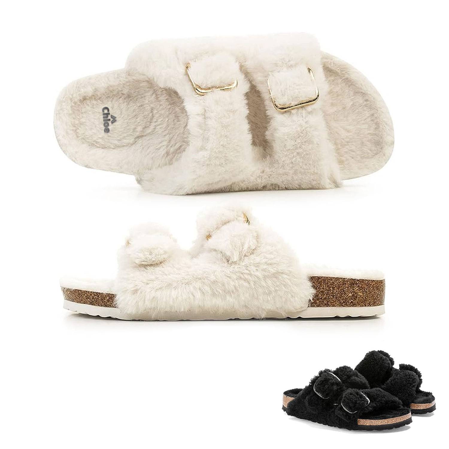 Womens Open Toe Slippers 5