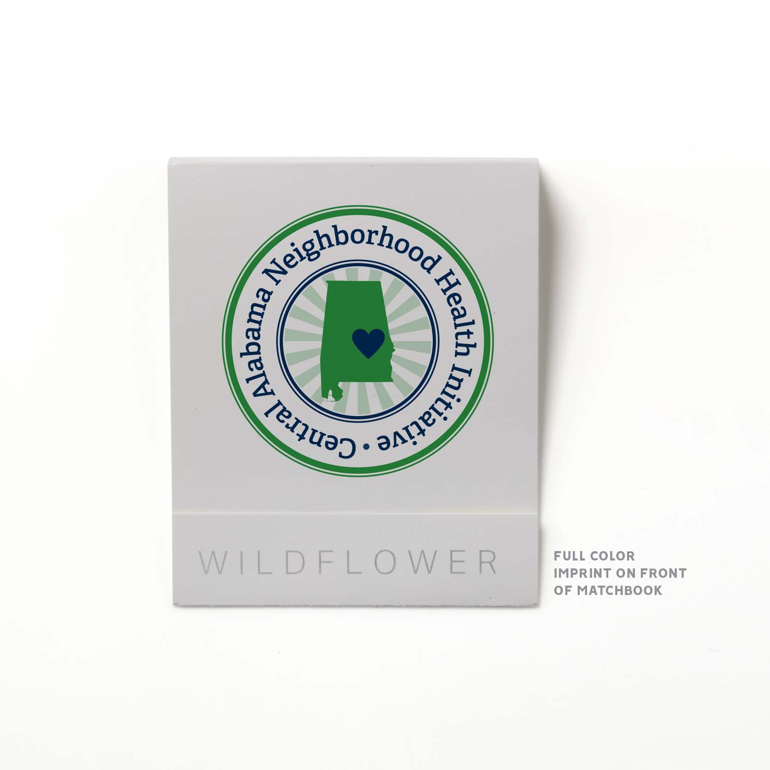 Gray Ribbon Garden of Hope Matchbook 2