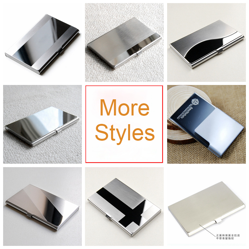 Stainless Steel Business Card Holder 2