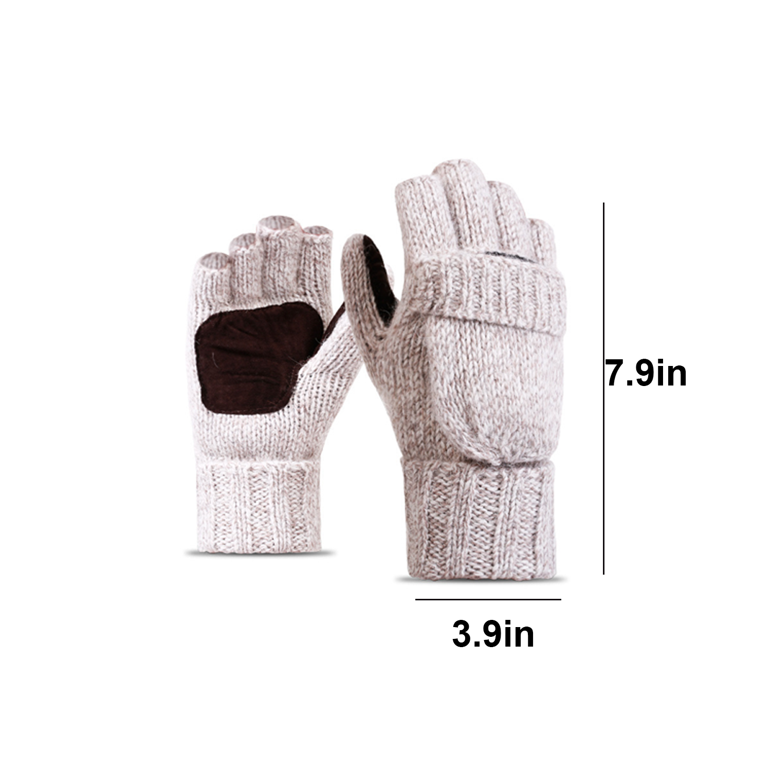 Wool and fleece gloves 5