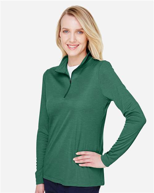 Women's Zone Sonic Heather Performance Quarter-Zip Pullover - TT31HW 40