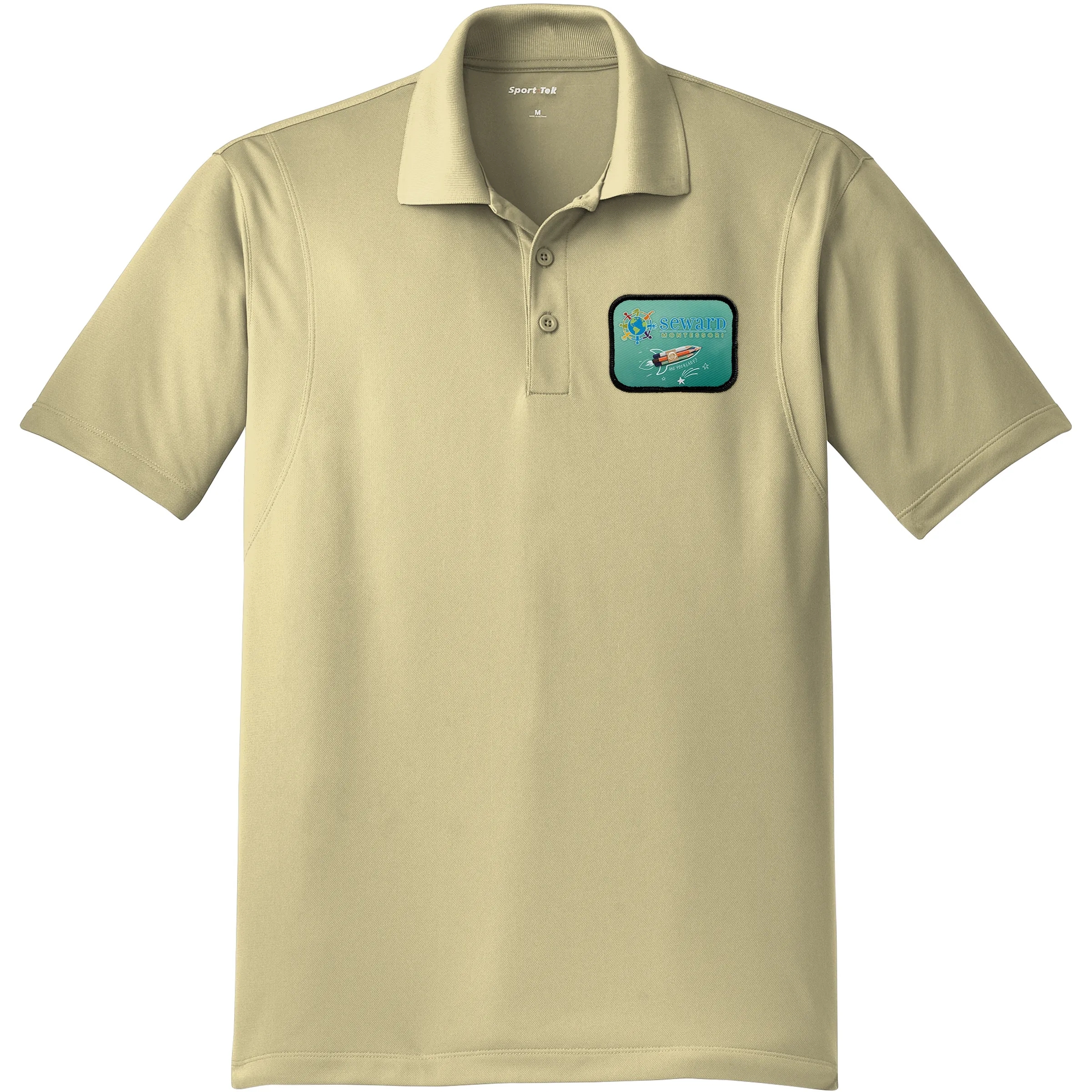 SPORT-TEK(R) MICROPIQUE SPORT-WICK(R) POLO WITH EMBLEM 17