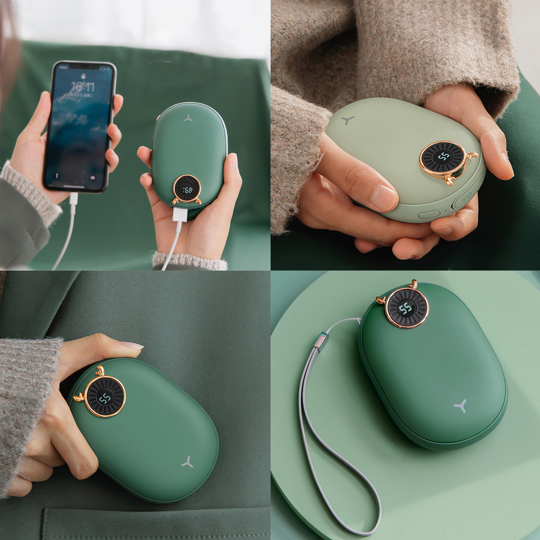 Small Portable USB Power Bank & Hand Heat Warmers 3
