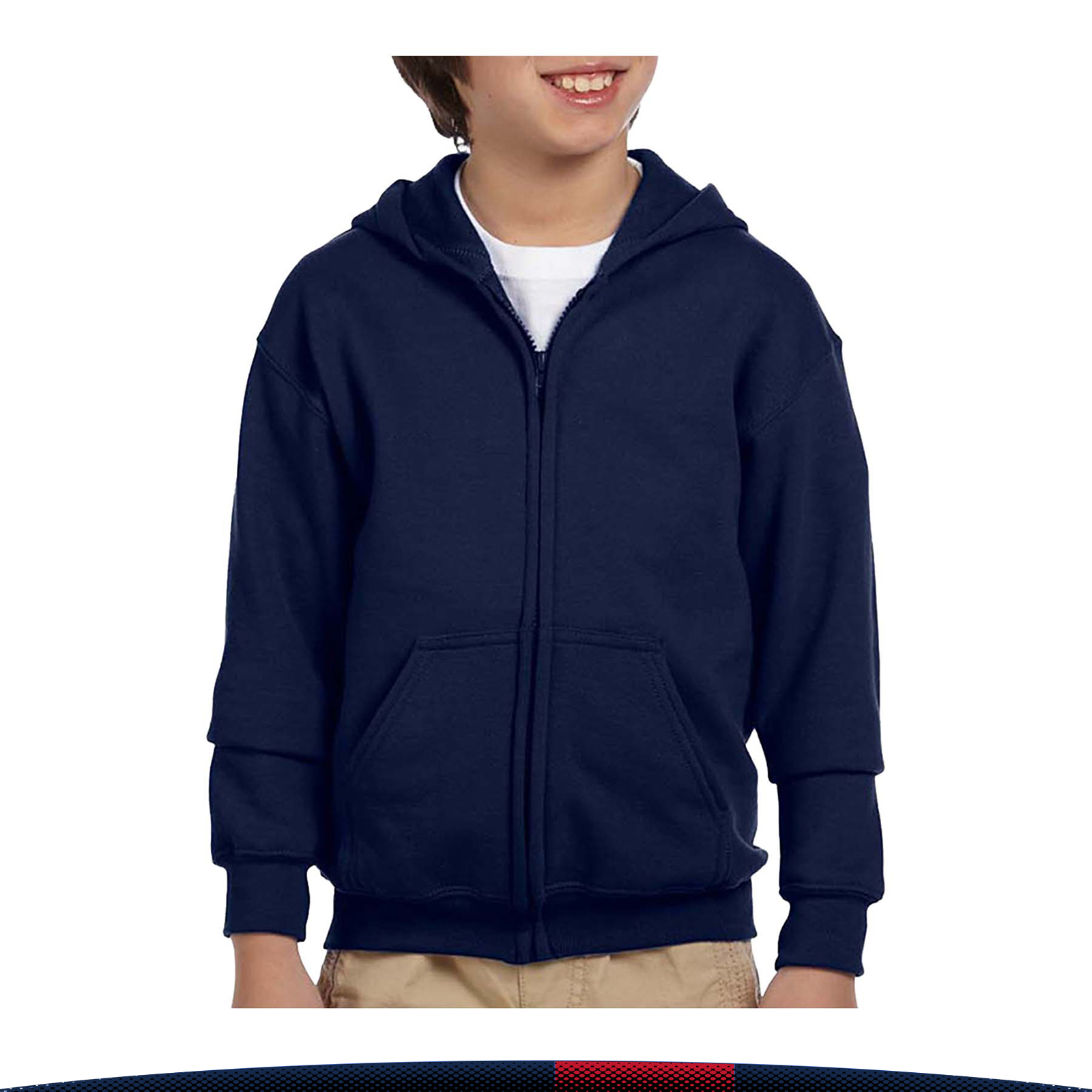 Gildan® Youth Full Zip Sweatshirts 5