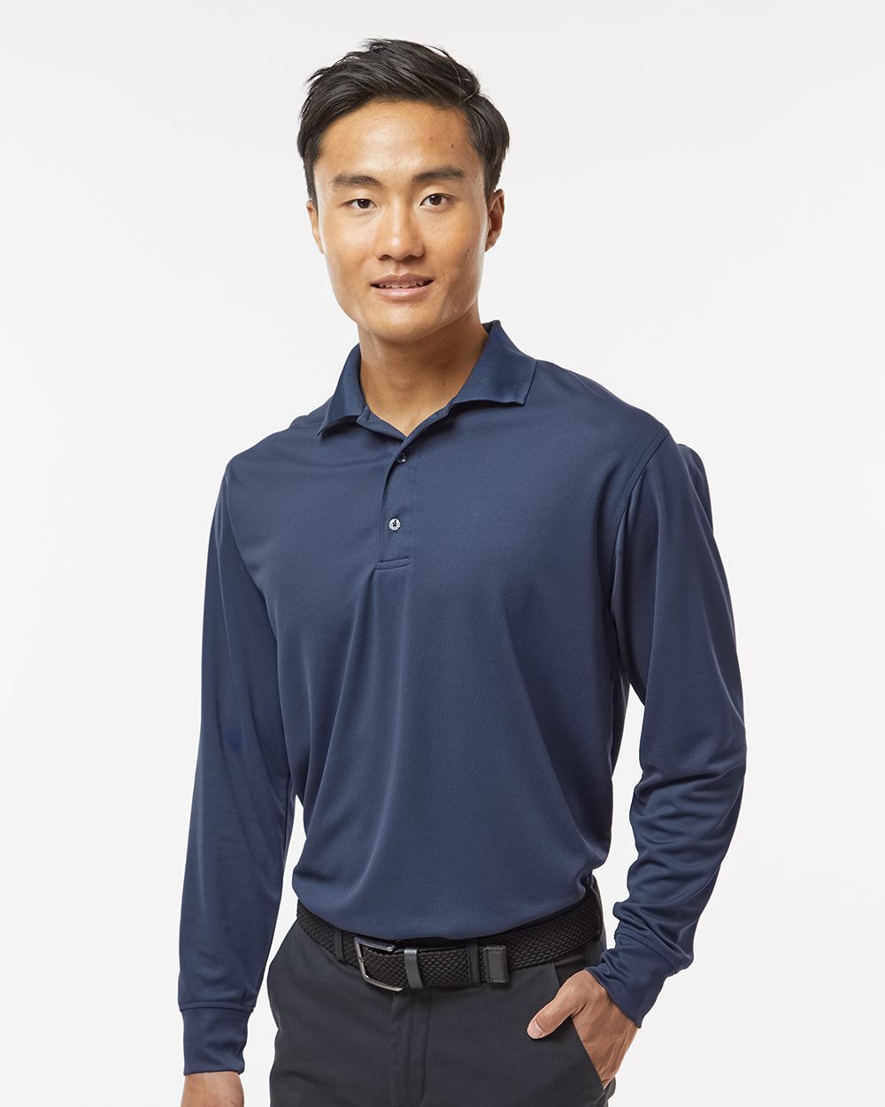 Men's Prescott Long Sleeve Polo - 110 29