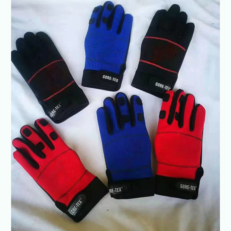 Non-slipping Silicone Convertible 3 Cut Fingers Fishing Gloves 3