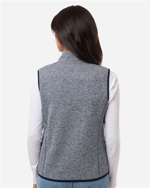 Women's Jasper Jacquard Fleece Vest - NE731W 7