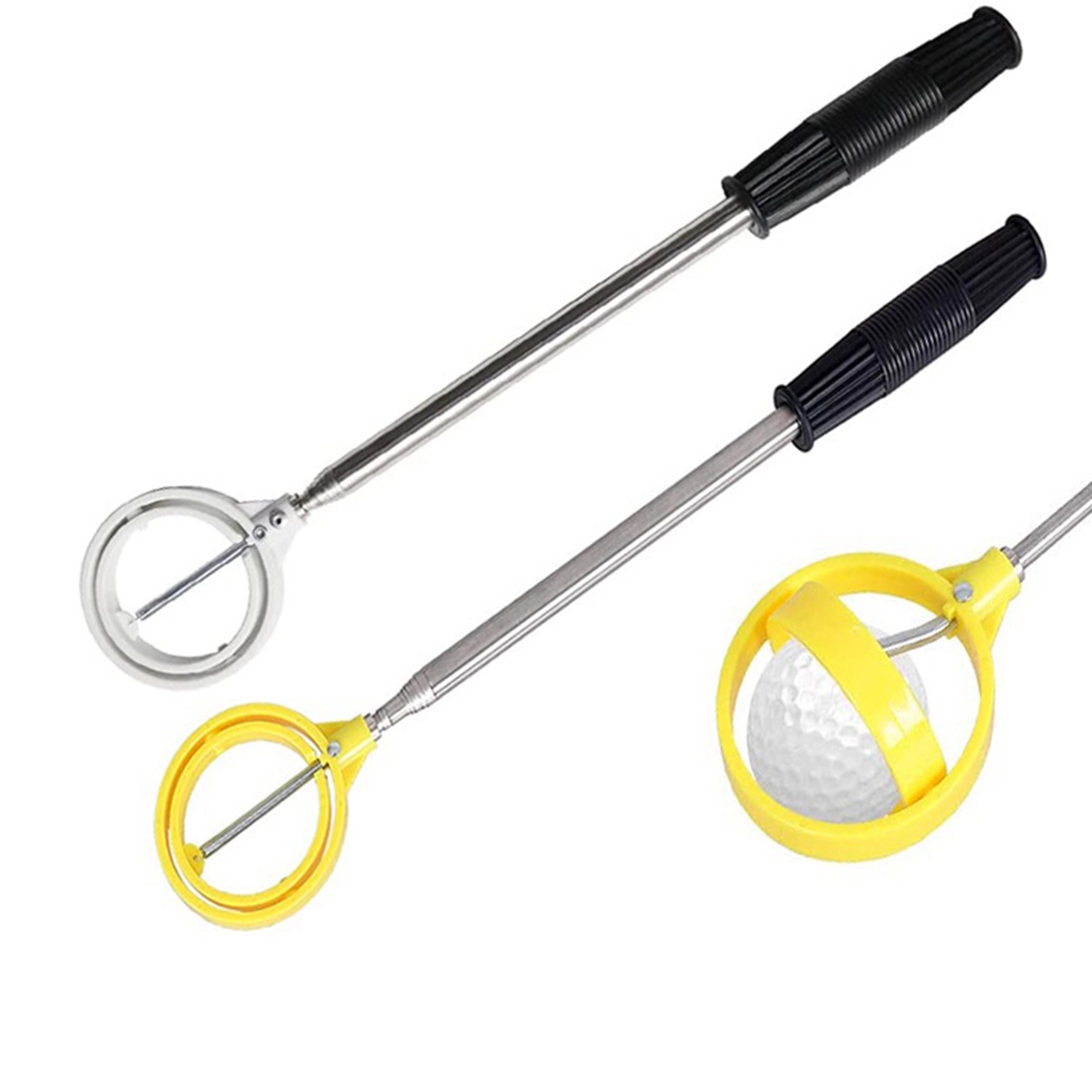 Aluminium alloy Plastic Picker Pick Up Tool Golf Ball Retrie 4