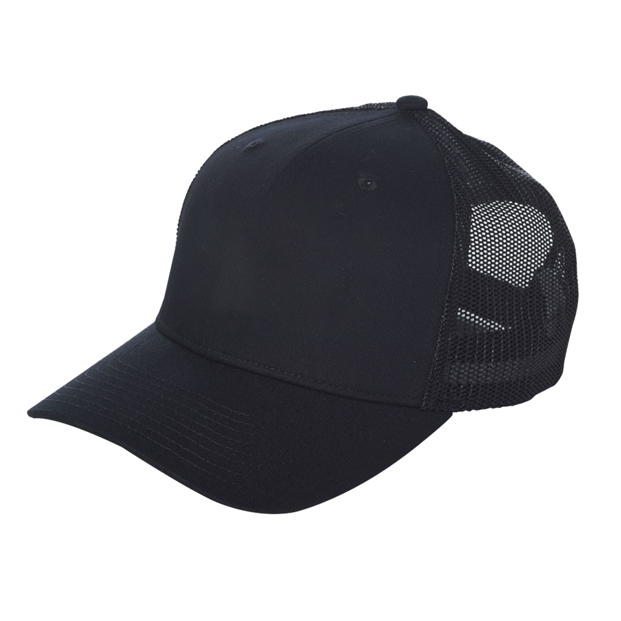 Classic Structured Trucker Cap with Mesh Backing 3