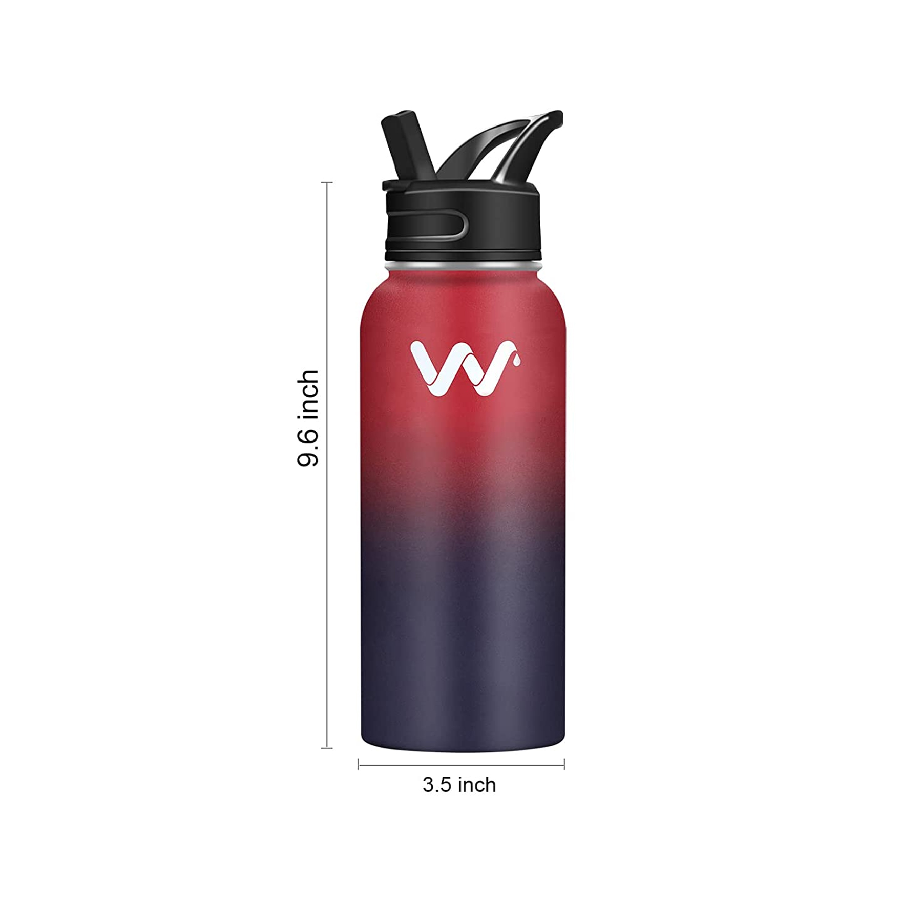 32 oz Stainless Steel Insulated Water Bottle, custom water bottle with logo imprint 3
