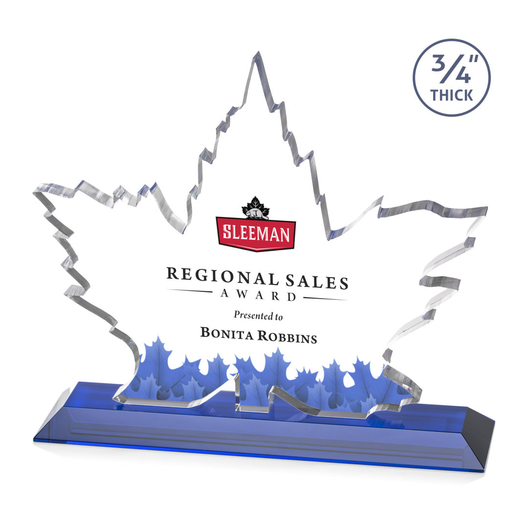 Maple Leaf VividPrint™ Award - Blue 4