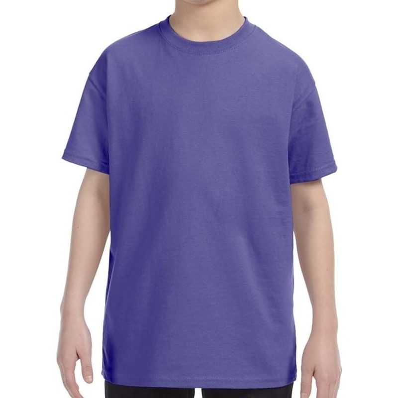 Custom Embroidered Youth Basic Cotton T-Shirts 45