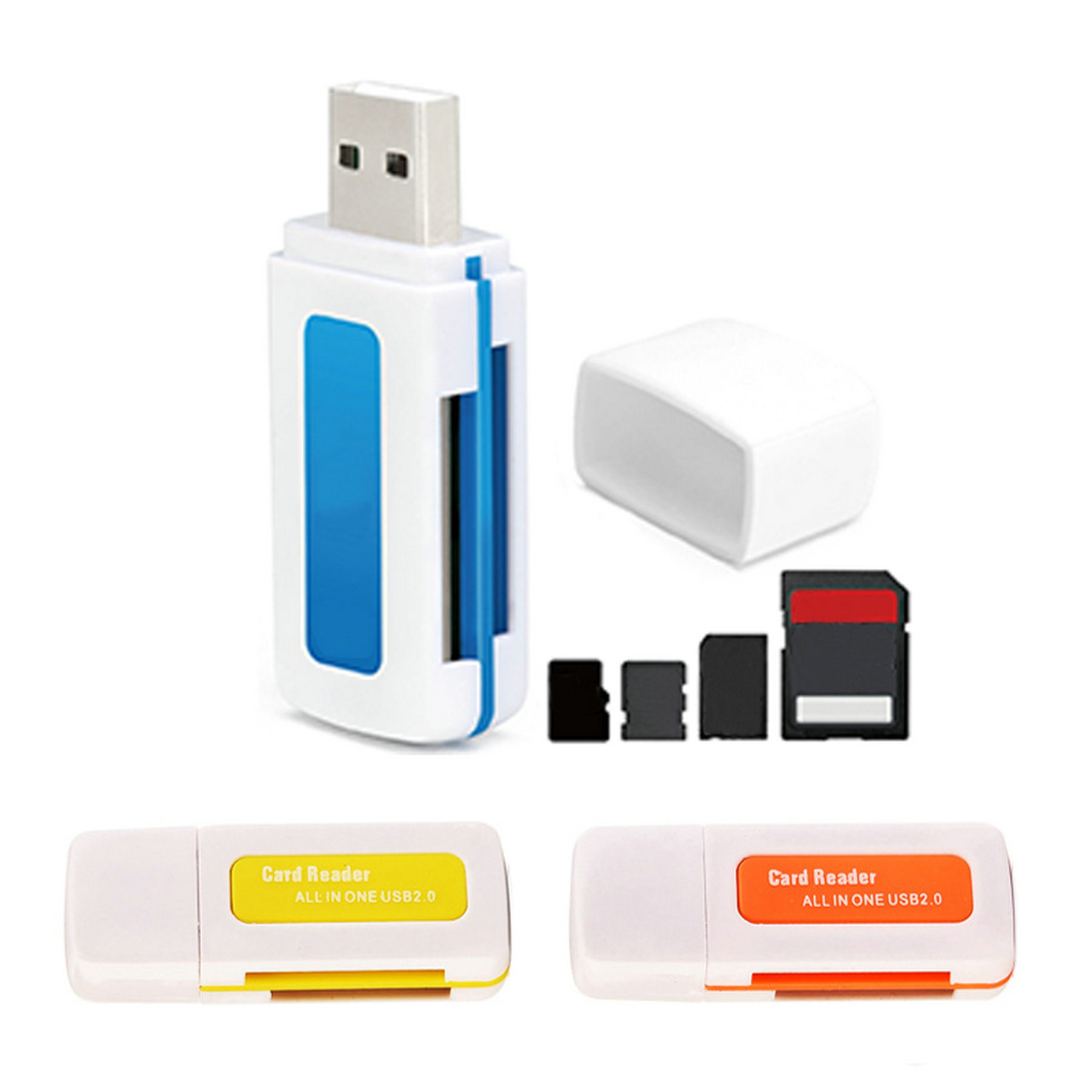 4 in 1 USB MemoryCard Reader 2