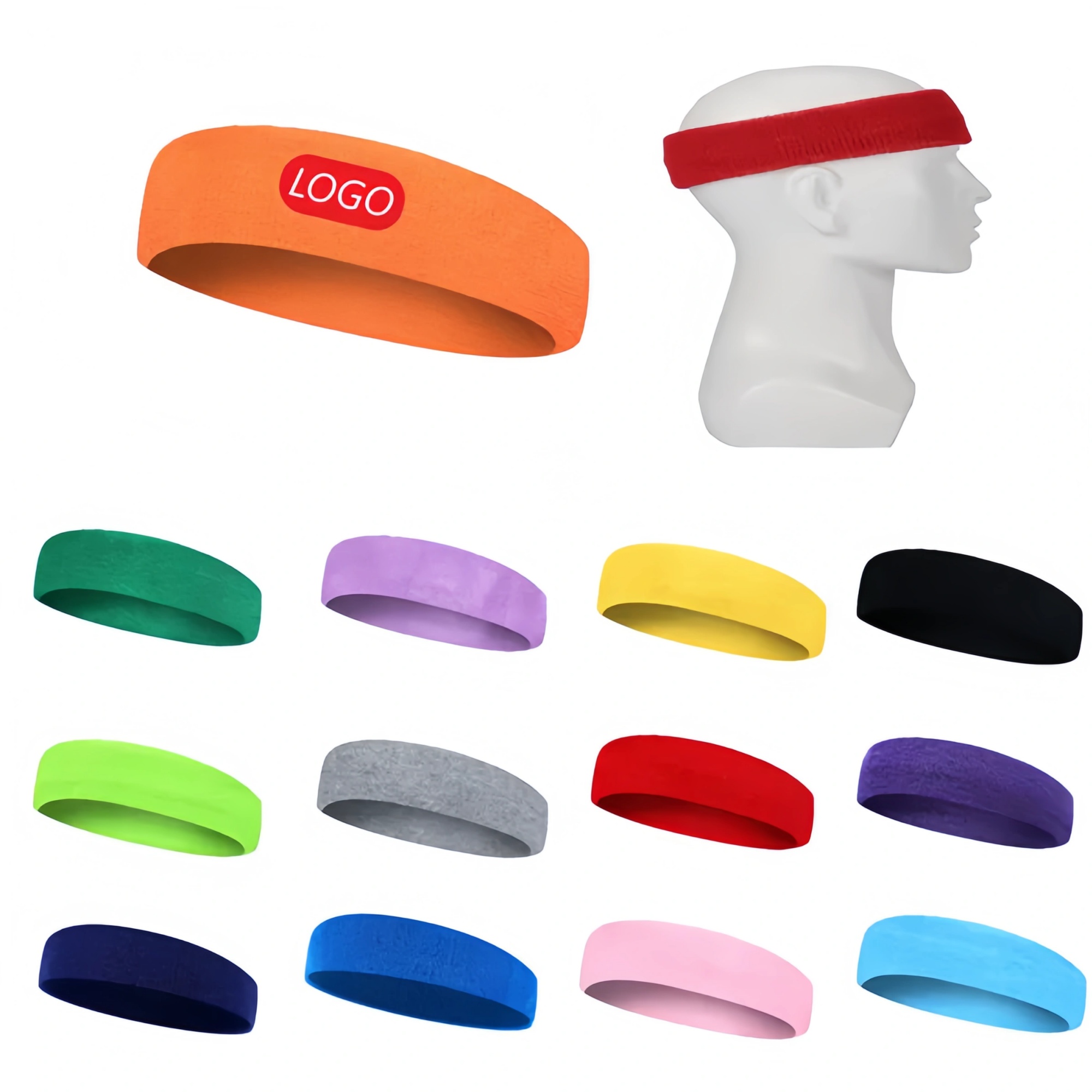 MOQ 20 Sport Head Sweatband 4