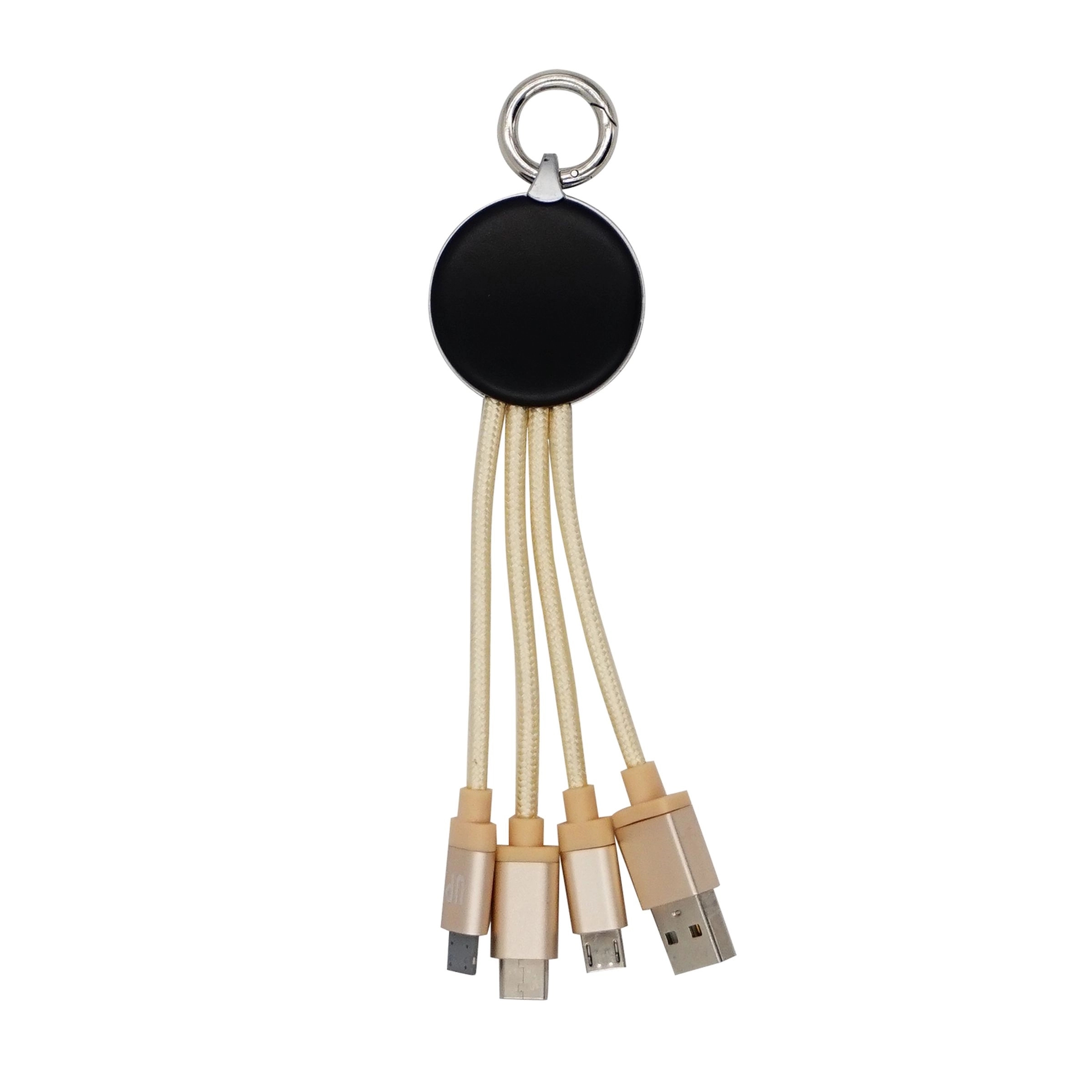Metallic Logo Light Up Cable with Type C USB 12