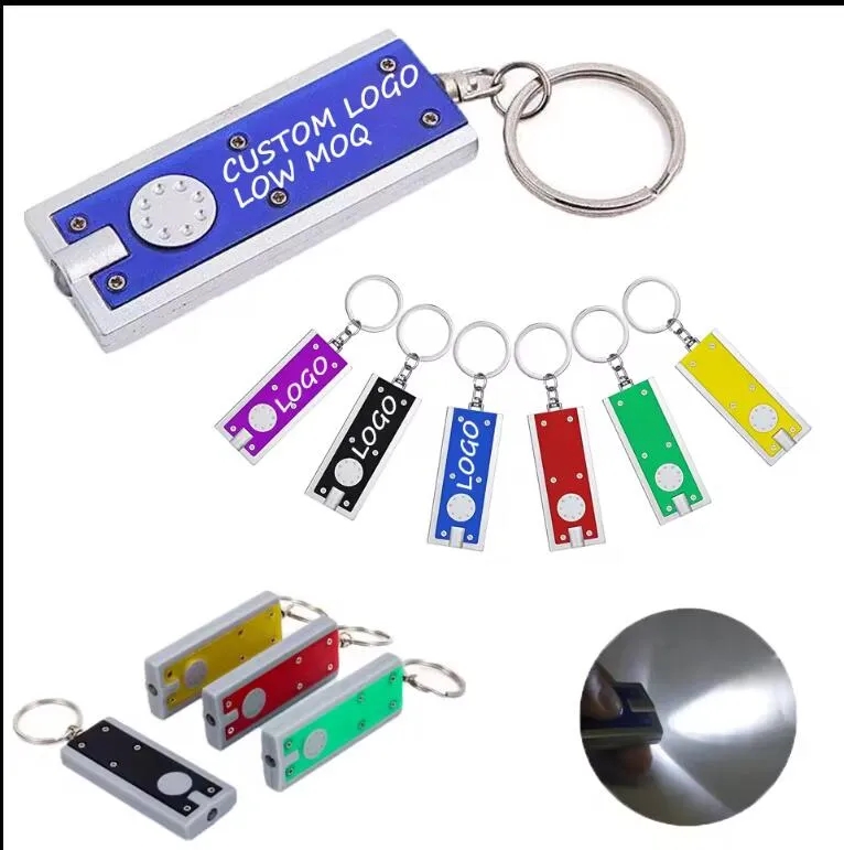 Rectangle LED Keychain 2