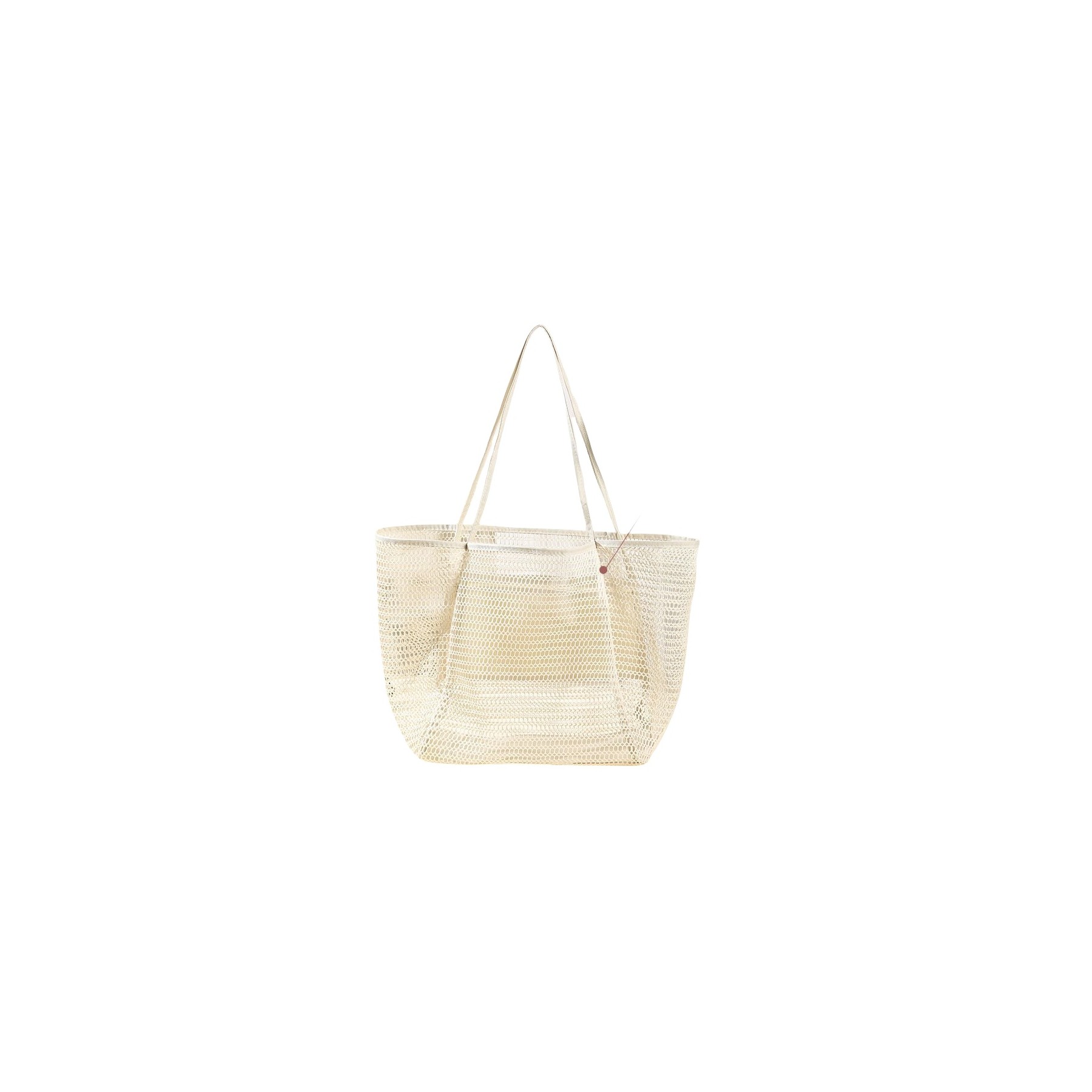 Mesh Beach Tote Women Shoulder Handbag 1
