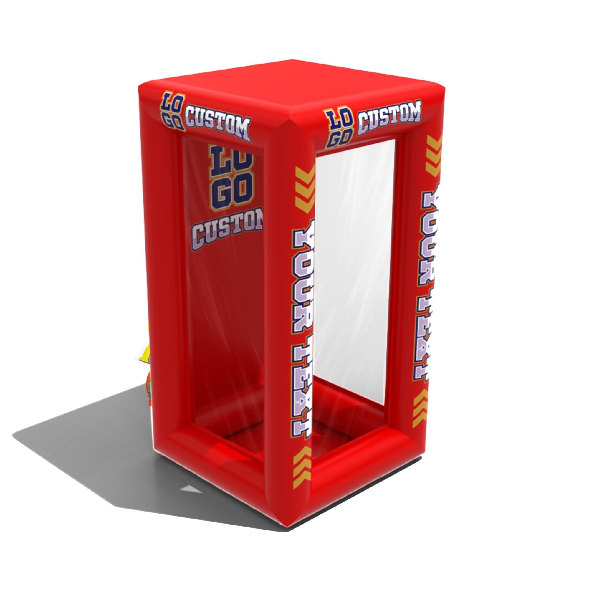 Custom Inflatable Cash Grab Machine 12ft Tall 12