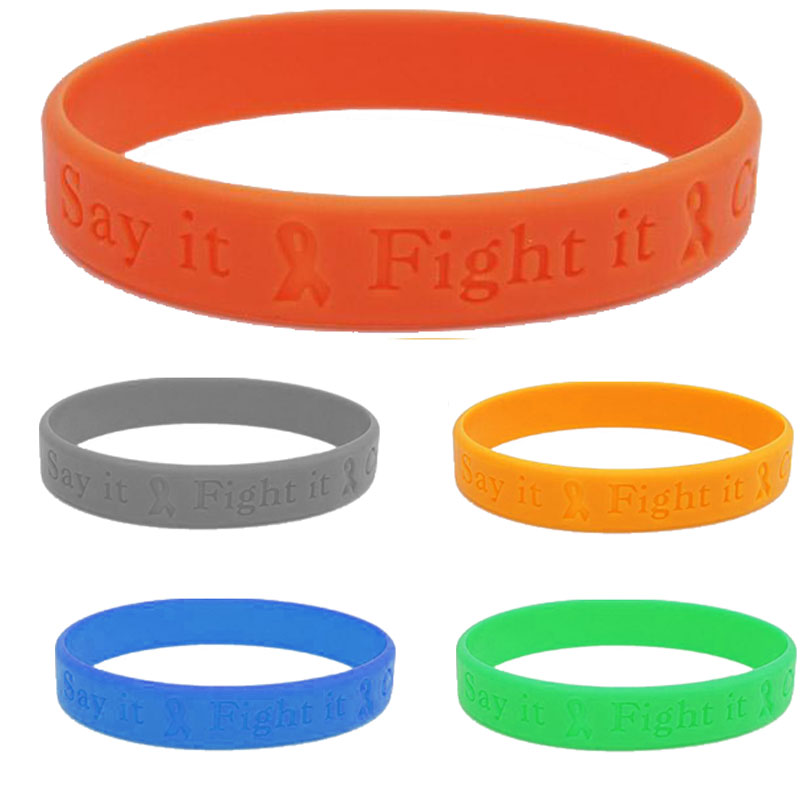 Debossed Silicone Bracelet 1