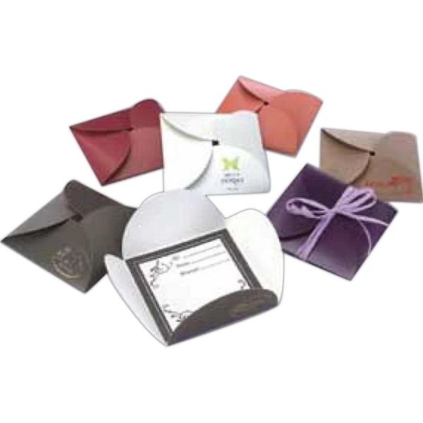 Colored Tulip Style Gift Certificate Folder 1