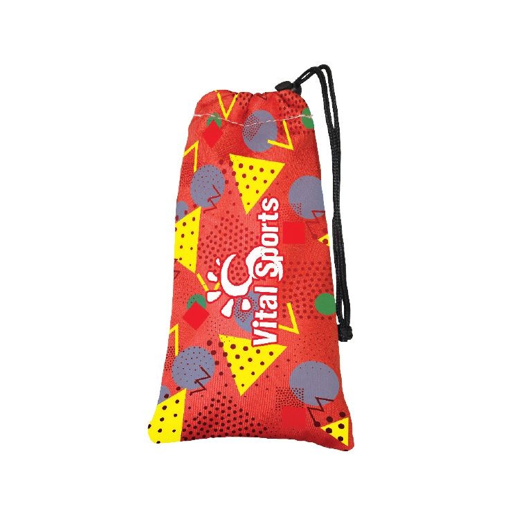 Single Drawstring Pouch- Full Color-Sewn in the USA 2